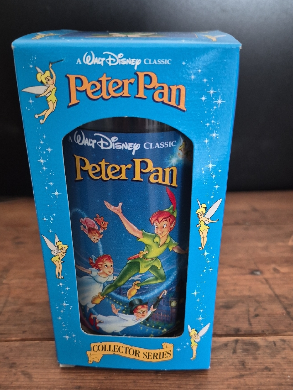 Vintage Walt Disney Classic Peter Pan Burger King Collector Series Tumbler